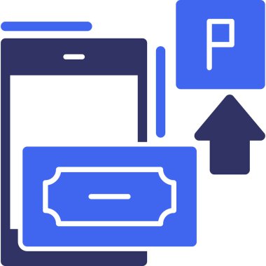 Çanta. Web simgesi basit illüstrasyon