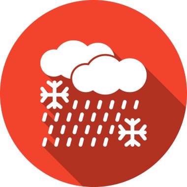 bir bulutun vektör simgesi