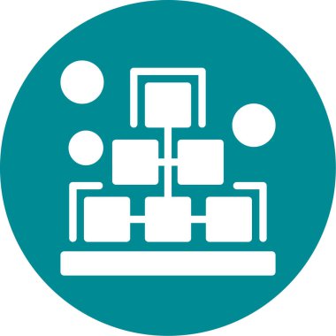 Modern oto tamir simgesinin vektör illüstrasyonu