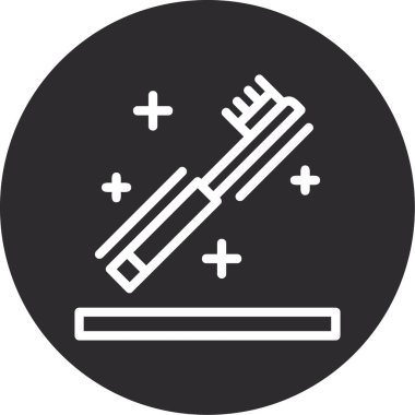 Bir tornavida simgesinin vektör çizimi