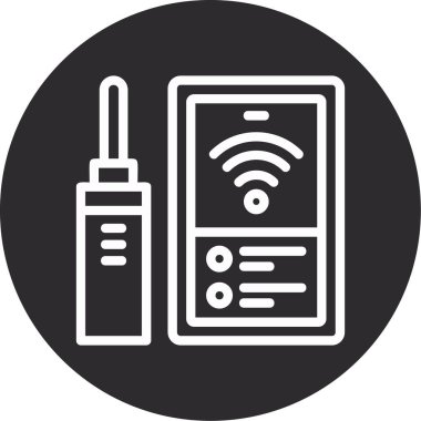 Vektör Mobil simge illüstrasyonu