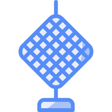 Düz dizayn edilmiş mutfak gereçleri simgesi