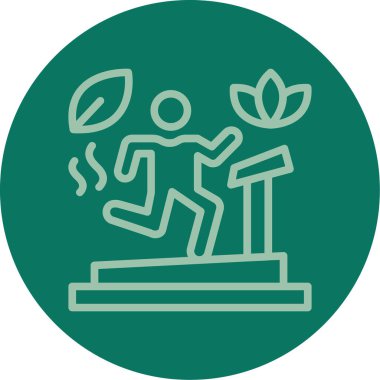 Çiçekli bir adamın vektör çizimi