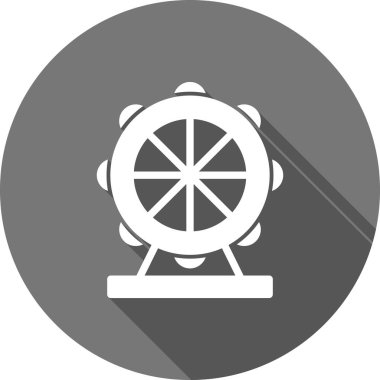 Direksiyon ikonu. vektör illüstrasyonu