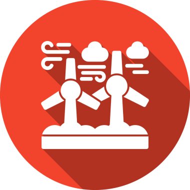 Fabrika. Web simgesi basit illüstrasyon