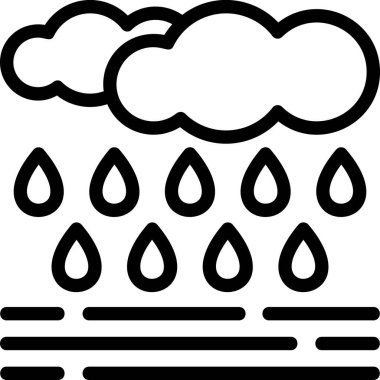 Bulut. Web simgesi basit tasarım