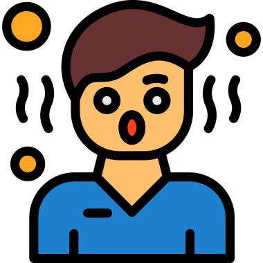 avatar yüz adam simgesi - taslak biçimi