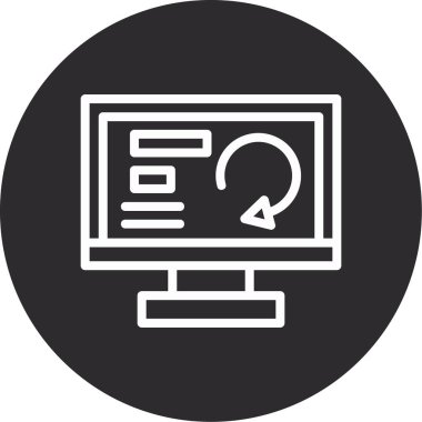 seo modern simgesinin vektör illüstrasyonu