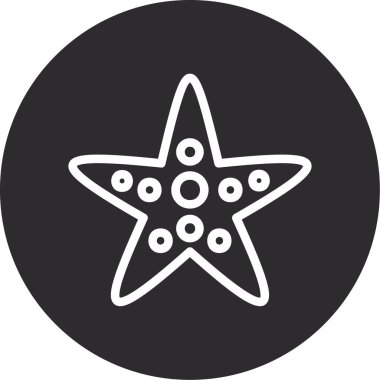 Bir yıldızın vektör illüstrasyonu