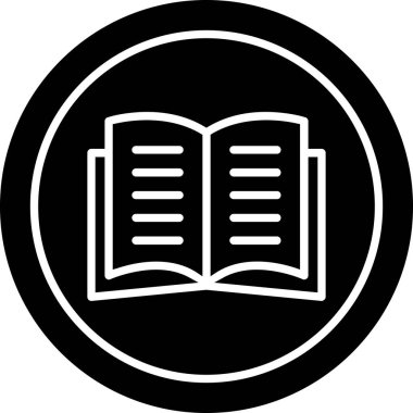 kitap vektörü simgesi modern illüstrasyon