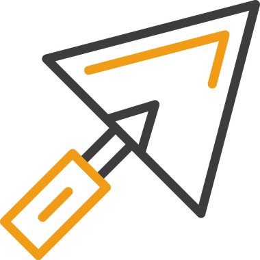 e-posta zarfı simgesi ana hat biçiminde