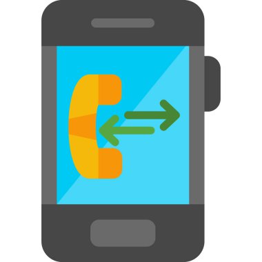 telefon arama vektör simgesi.