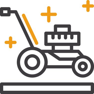 Bir kamyon simgesinin vektör çizimi