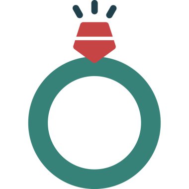 Noel çelengi dekorasyon simgesi düz stil