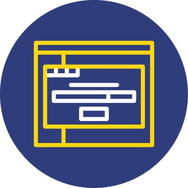 seo modern simgesinin vektör illüstrasyonu