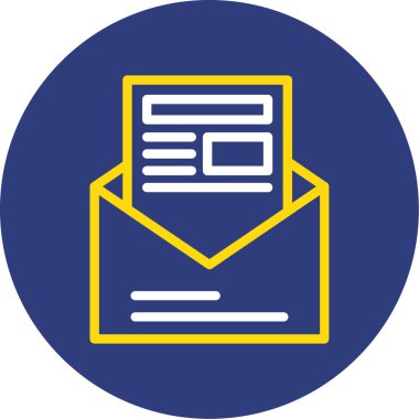 e- posta simgesi vektör illüstrasyonu