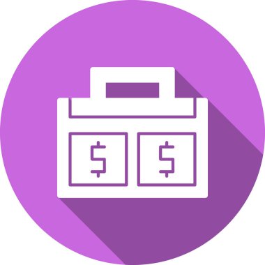 Dolar. Web simgesi basit illüstrasyon