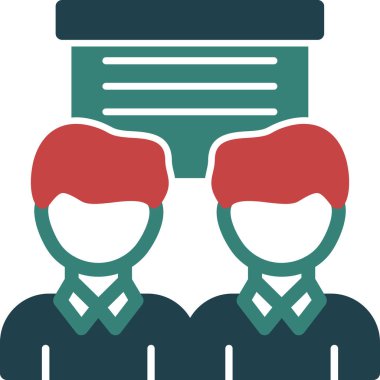 insanlar simge vektör illüstrasyonu