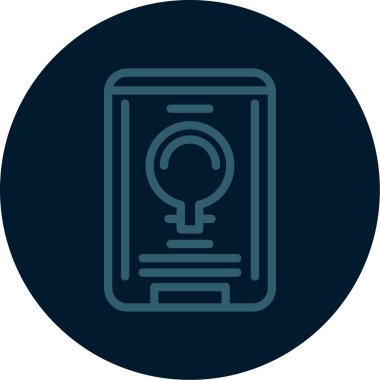 seo modern simgesinin vektör illüstrasyonu