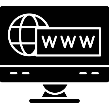 İnternet tarayıcı vektör kabartma tasarımı