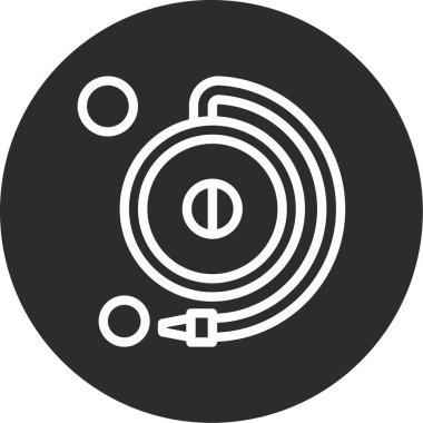 Pusula Vektör Satır Simgesi Tasarımı