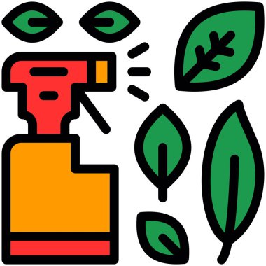 Bahçıvanlık. Web simgesi basit illüstrasyon