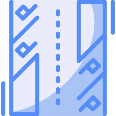 Yol yönü simgesi doldurulmuş - özet biçimi