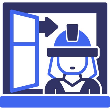 kadın mimar mühendis simgesi