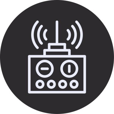 vektör radyo simgesi