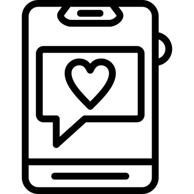 İleti simgesi. özet çizimi