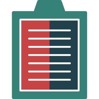 Belge simgesinin vektör illüstrasyonu