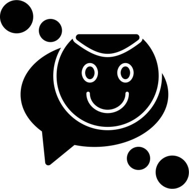 Mutlu sohbetler. Basit resimleme