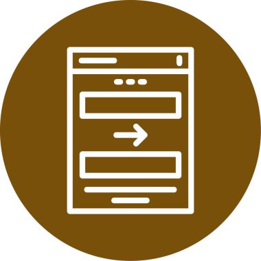 seo modern simgesinin vektör illüstrasyonu