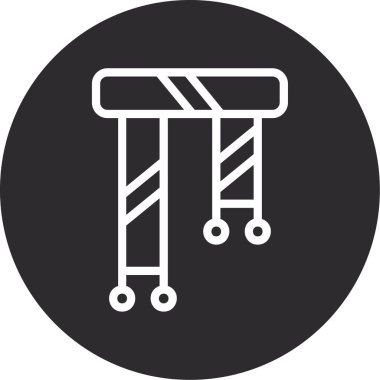 Modern oto tamir simgesinin vektör illüstrasyonu