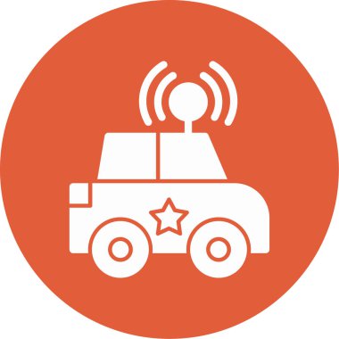 uydu anten vektör simgesi modern basit vektör illüstrasyonu