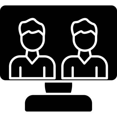 İnsan simgesinin vektör illüstrasyonu