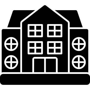 ev simgesi vektör illüstrasyonu