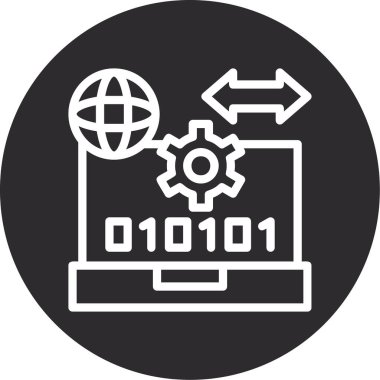 kod panosu vektör simgesi