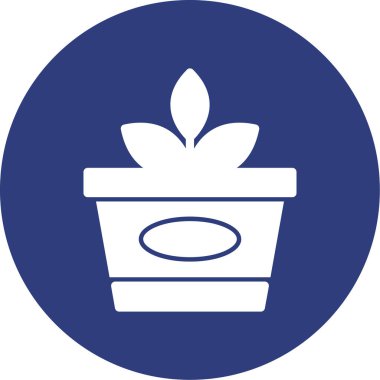 Çiçek. Web simgesi basit illüstrasyon