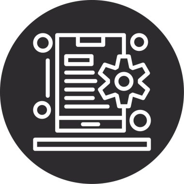 seo modern simgesinin vektör illüstrasyonu