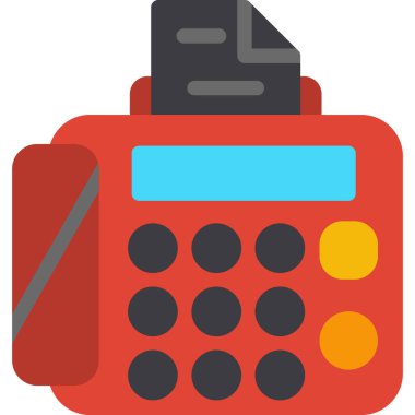 ödeme makine vektör simgesi