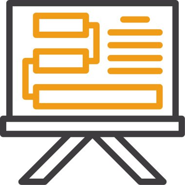 Veri merkezi. Web simgesi basit illüstrasyon