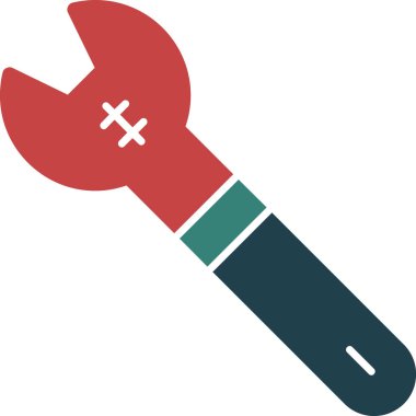 Tornavida Düz Vektör Simgesi