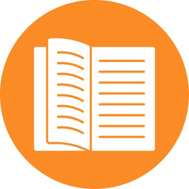 kitap simgesi, vektör illüstrasyonu