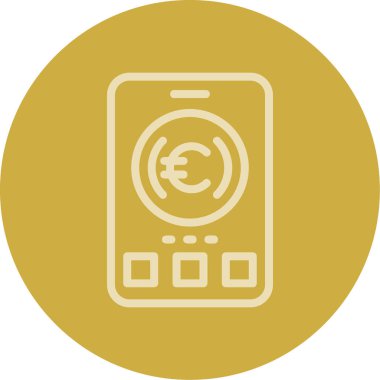 Modern simgenin vektör illüstrasyonu