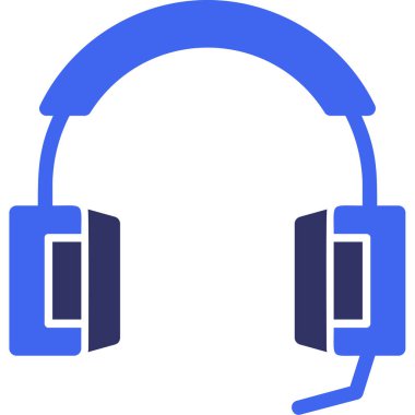 Kulaklık. Web simgesi basit tasarım