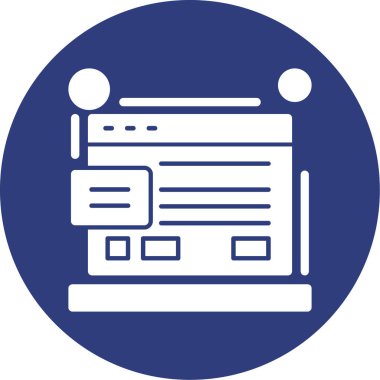 vektör web simgesi çizimi