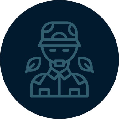 Modern simgenin vektör illüstrasyonu