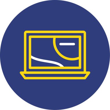 Modern eğitim ikonunun vektör illüstrasyonu