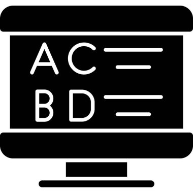 Bilgisayar. Web simgesi vektör illüstrasyonu